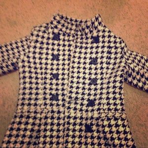 White and black fancy girls jacket